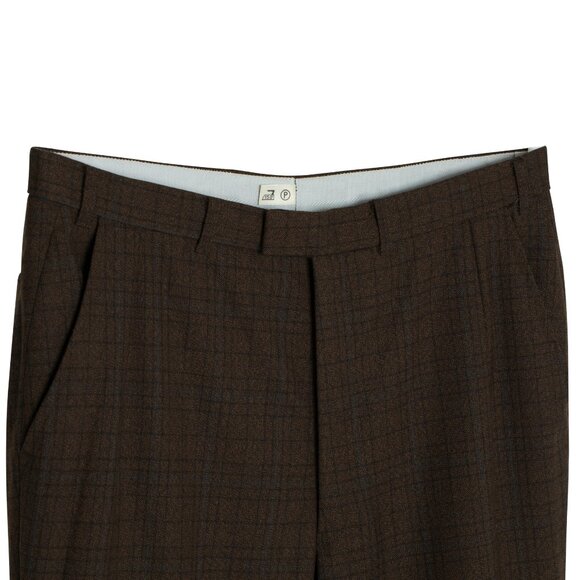 Sundazed (Germany) 70s, Glen Check, Tapered Leg, Pressed Pleats - Picture 12 of 13